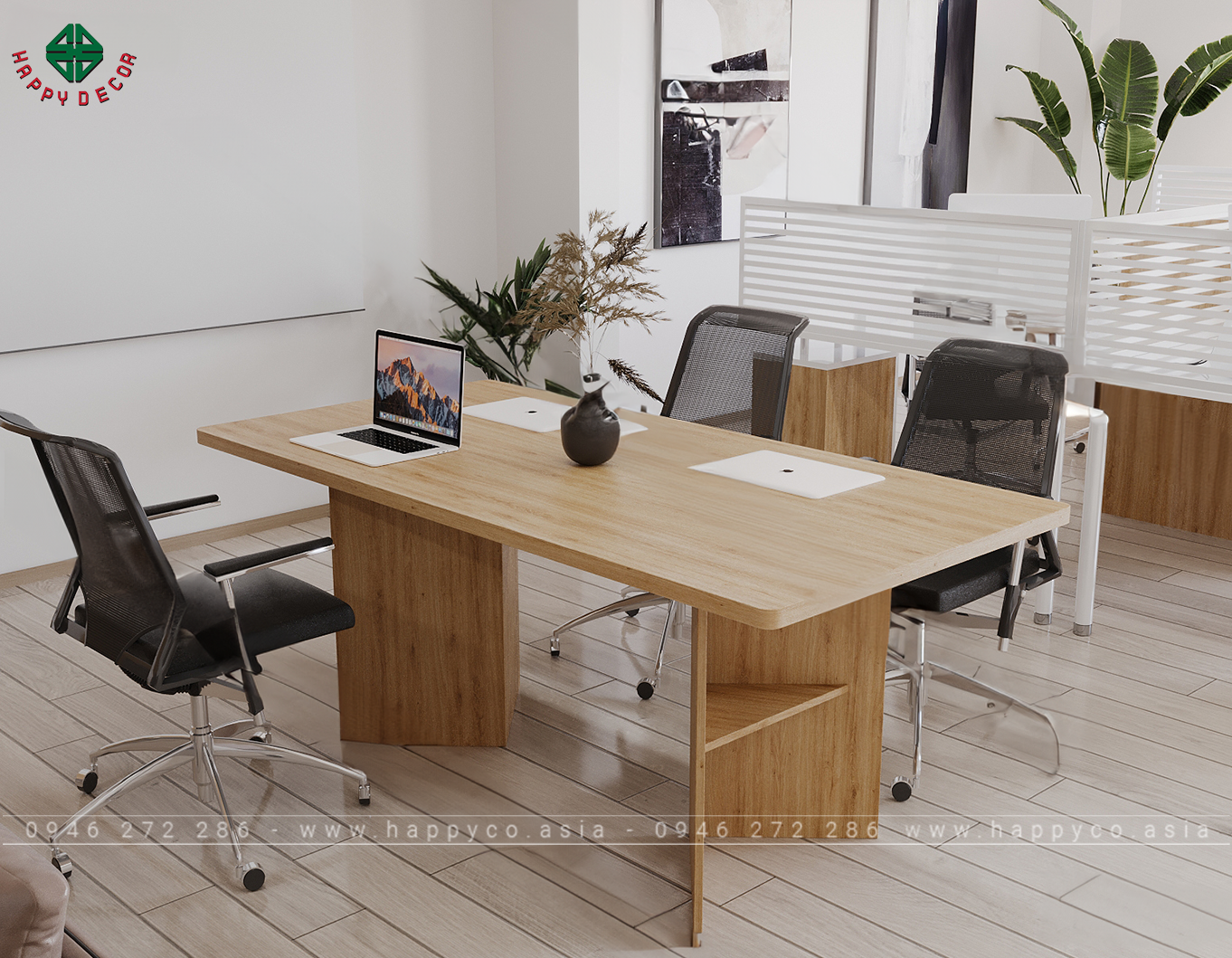 Mẫu bàn họp văn phòng đơn giản hiện đại BH6800
