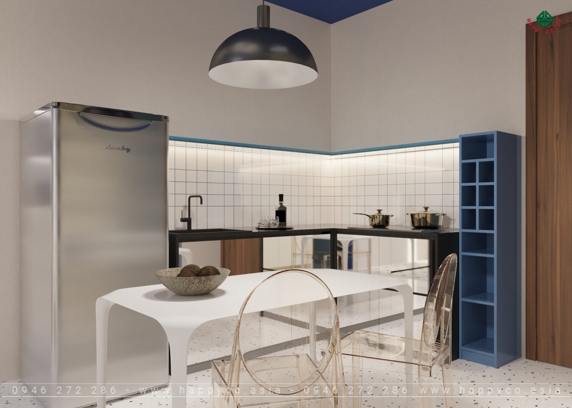 Blue House - Nơi Bình Yên và Truyền Cảm Hứng - Mẫu 05