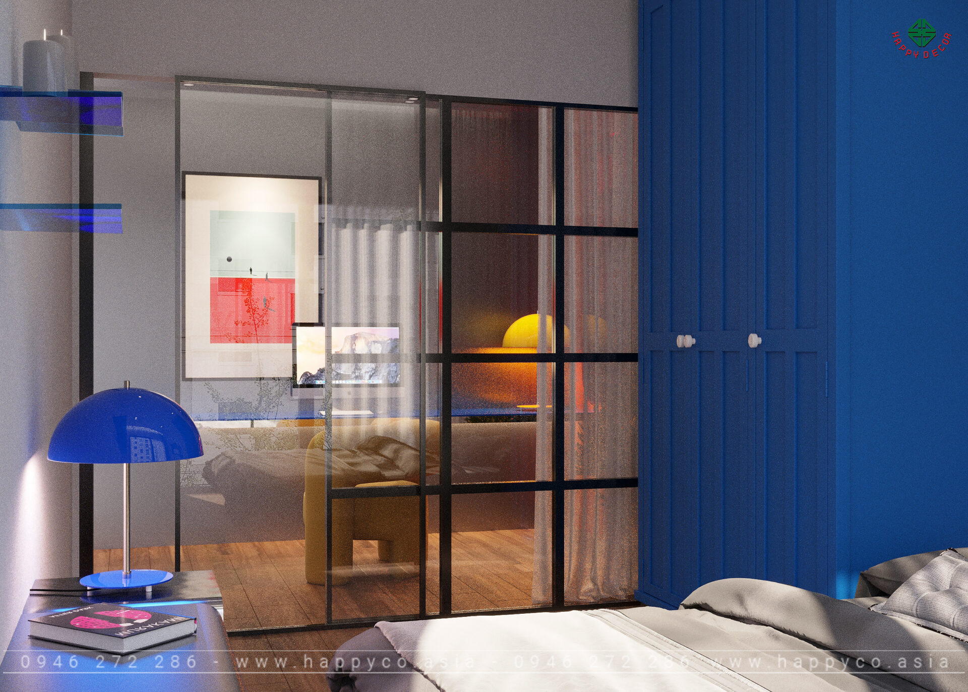 Blue House - Nơi Bình Yên và Truyền Cảm Hứng - Mẫu 10