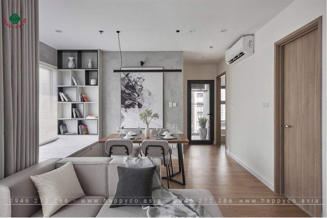 Phong cách thiết kế tối giản hiện đại - Mẫu 09