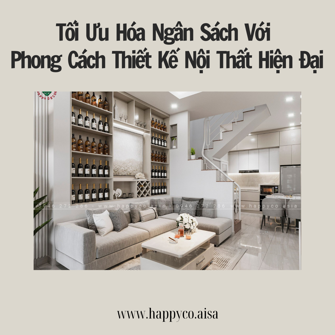 Tối ưu ngân sách với phong cách thiết kế nội thất hiện đại
