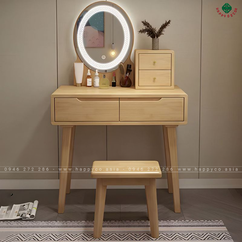 Bàn trang điểm gỗ công nghiệp hiện đại tại Biên Hòa - Happy Decor