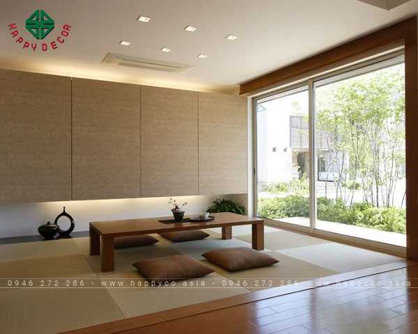 Bàn trà phẳng phong cách Nhật Bản - 9