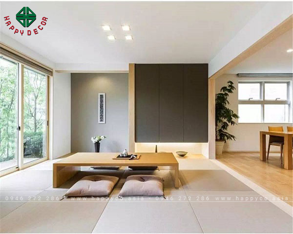 Bàn trà phẳng kiểu Nhật - 10