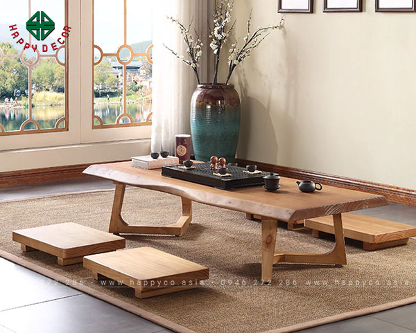 Bàn trà phẳng phong cách Nhật Bản - 12
