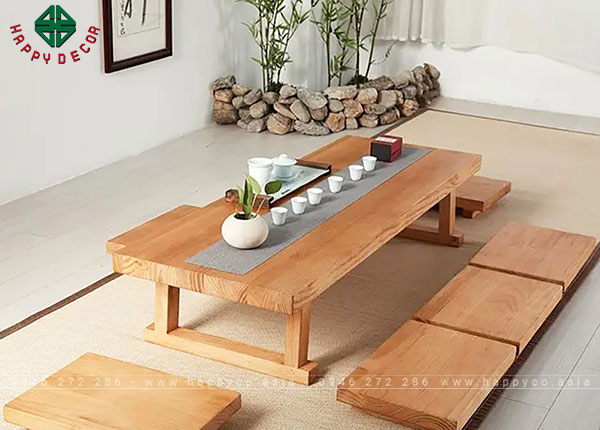 Bàn trà phẳng phong cách Nhật - 13