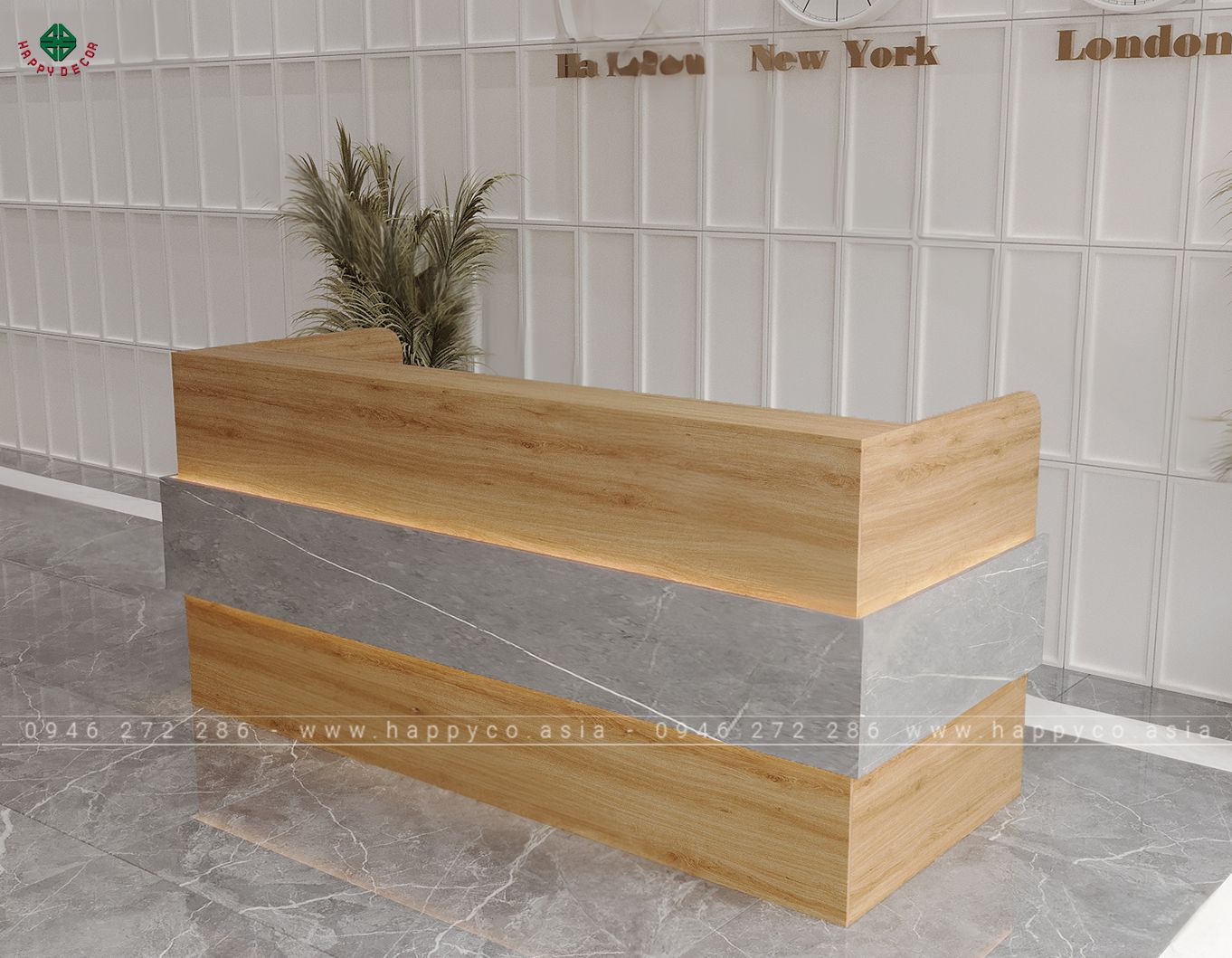 Mẫu bàn thu ngân đẹp giá rẻ BQ6808