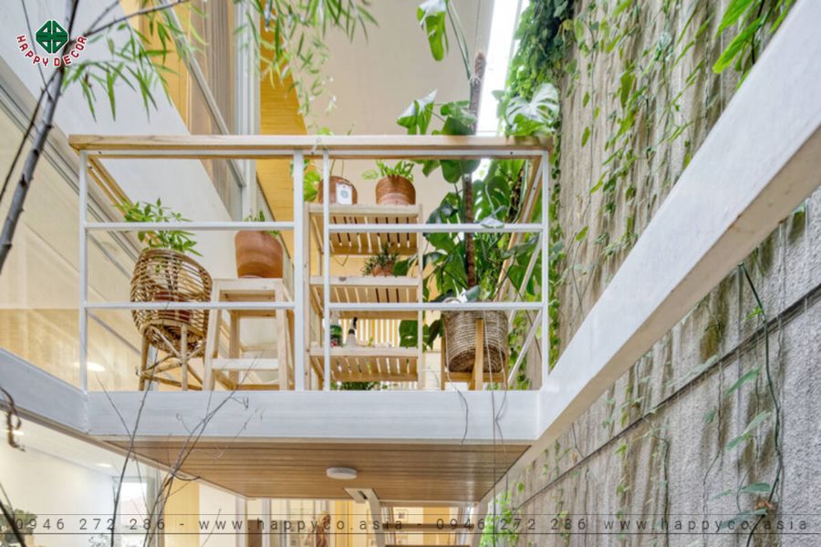 Vườn treo trên khung cố định Vườn treo trên khung cố định