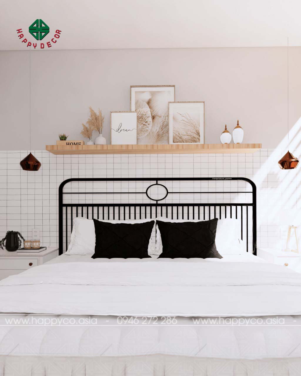 decor-phong-ngu-nho-voi-ke-treo-tuong