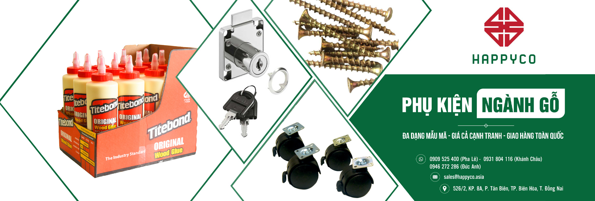 Phụ kiện ngành gỗ tại biên hòa