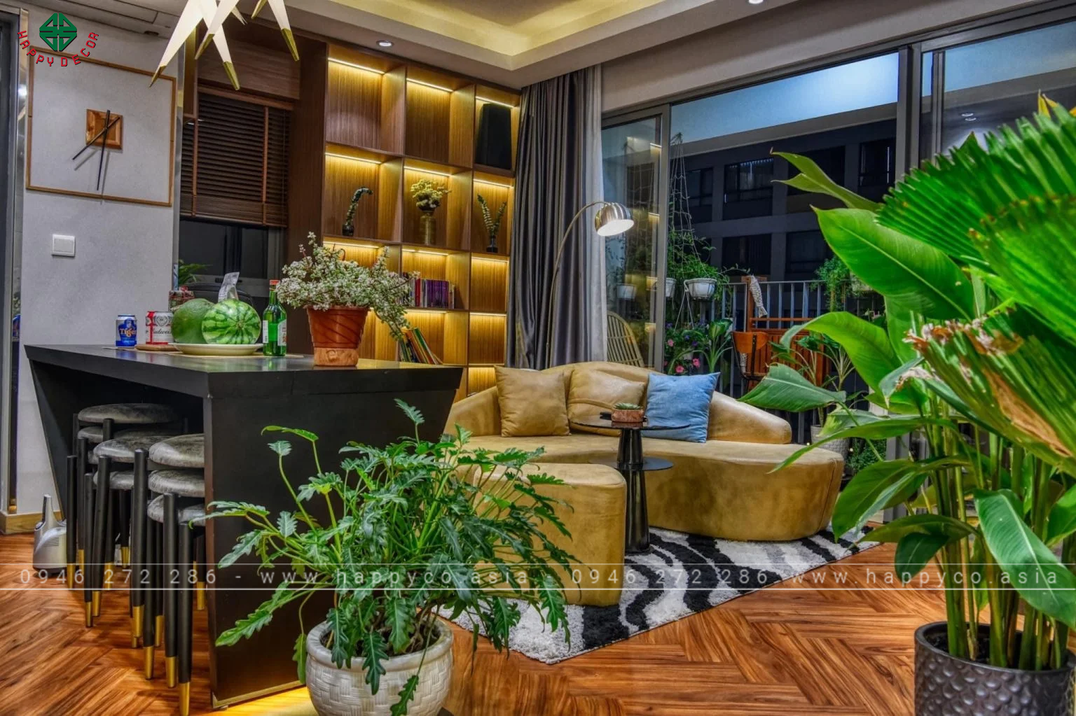 Căn hộ với phong cách thiết kế Biophilic - Mẫu 01