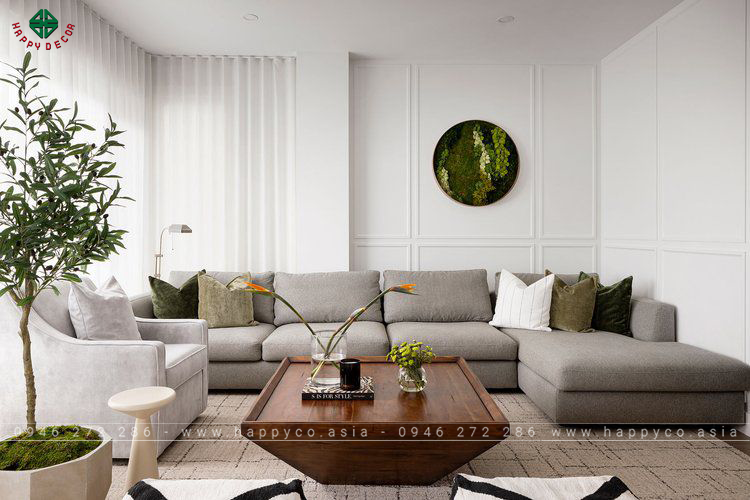 Mẫu thiết kế phòng khách theo Modern Style