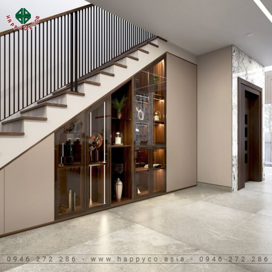 Mẫu tủ rượu âm tường 4 Mẫu tủ rượu âm tường 4