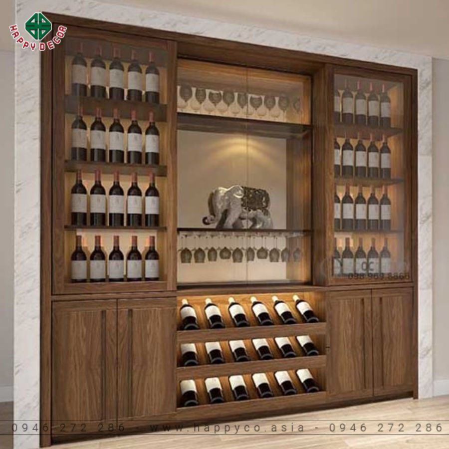 Mẫu tủ rượu âm tường 3 Mẫu tủ rượu âm tường 3
