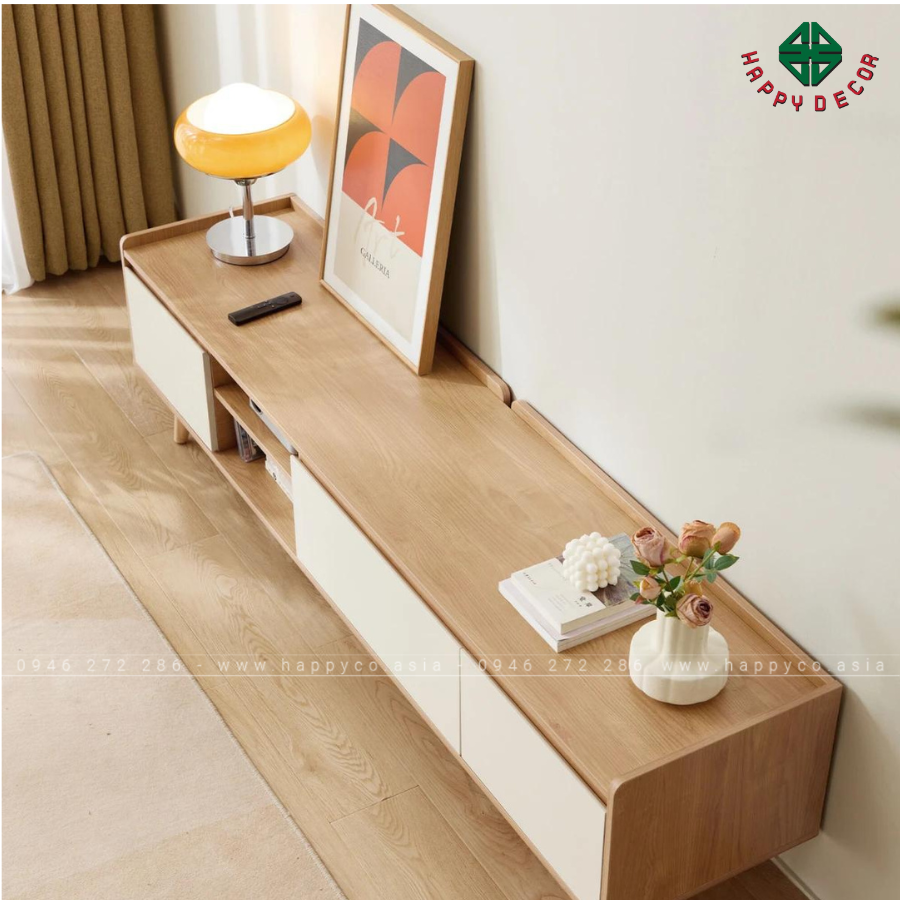 Kệ tivi được thiết kế với nhiều phong cách đa dạng, từ hiện đại đến cổ điển, nhằm phù hợp với mọi không gian nội thất