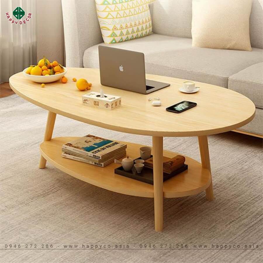 Mẫu bàn trà gỗ công nghiệp tối giản Mẫu bàn trà gỗ công nghiệp tối giản