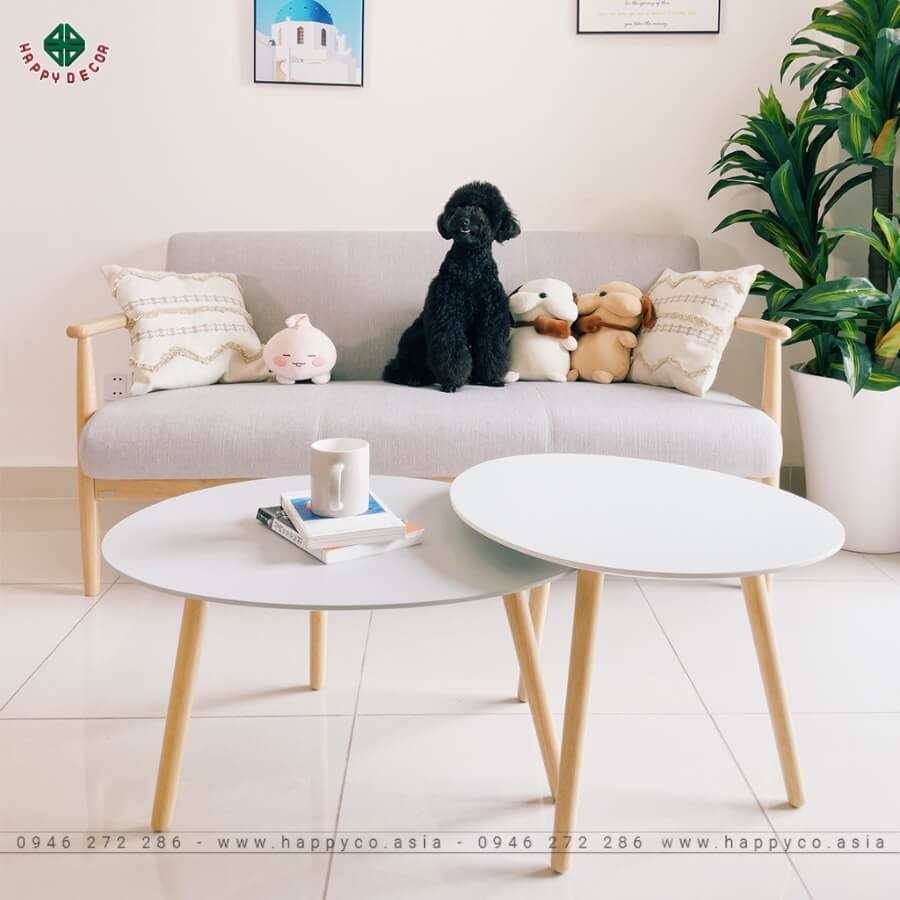 Mẫu bàn trà gỗ công nghiệp tối giản Mẫu bàn trà gỗ công nghiệp tối giản