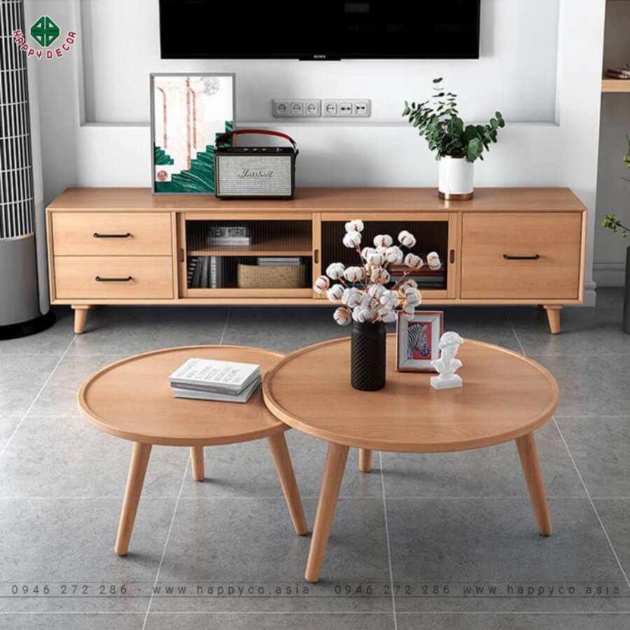 Mẫu bàn trà gỗ công nghiệp tối giản Mẫu bàn trà gỗ công nghiệp tối giản