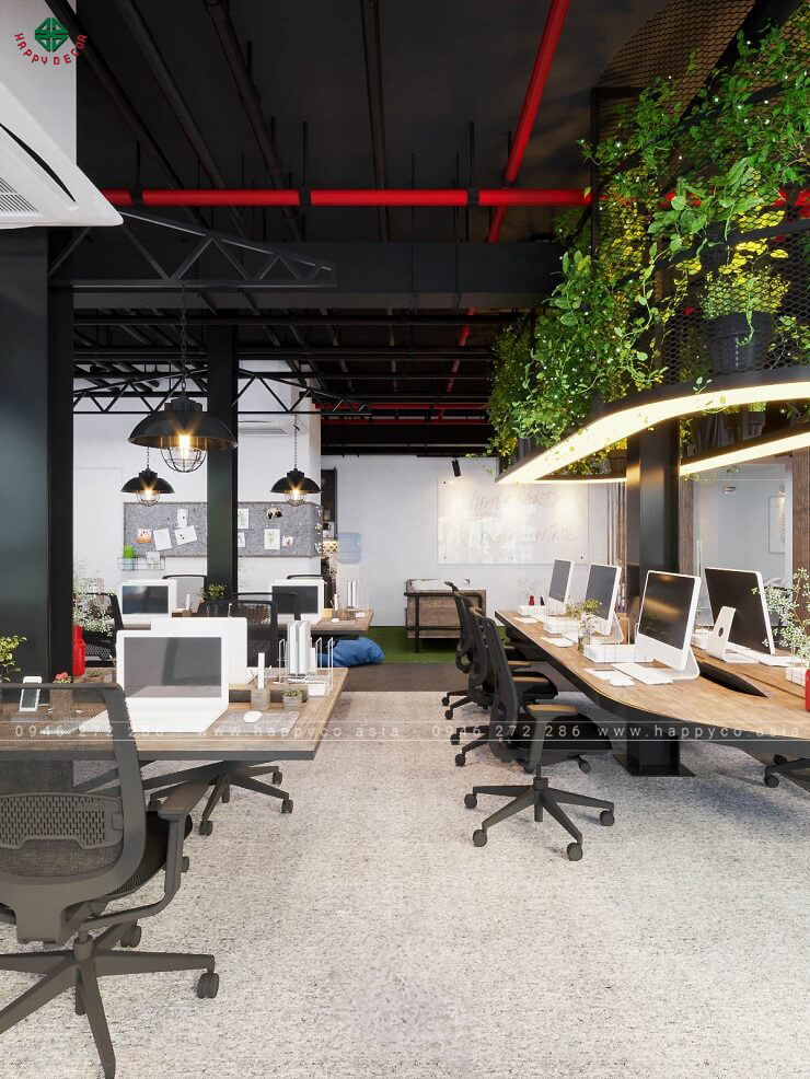 Nội thất văn phòng đẹp hiện đại 2024 - Mẫu 09