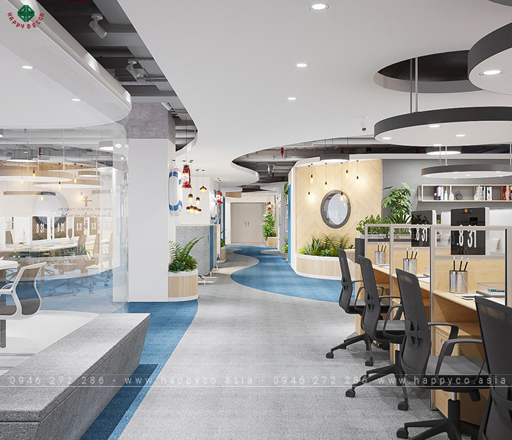 Nội thất văn phòng đẹp hiện đại 2024 - Mẫu 16