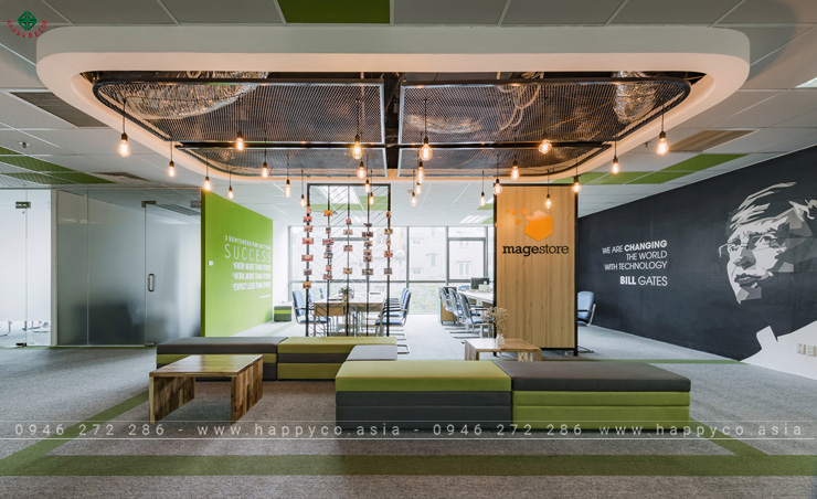 Nội thất văn phòng đẹp hiện đại 2024 - Mẫu 02