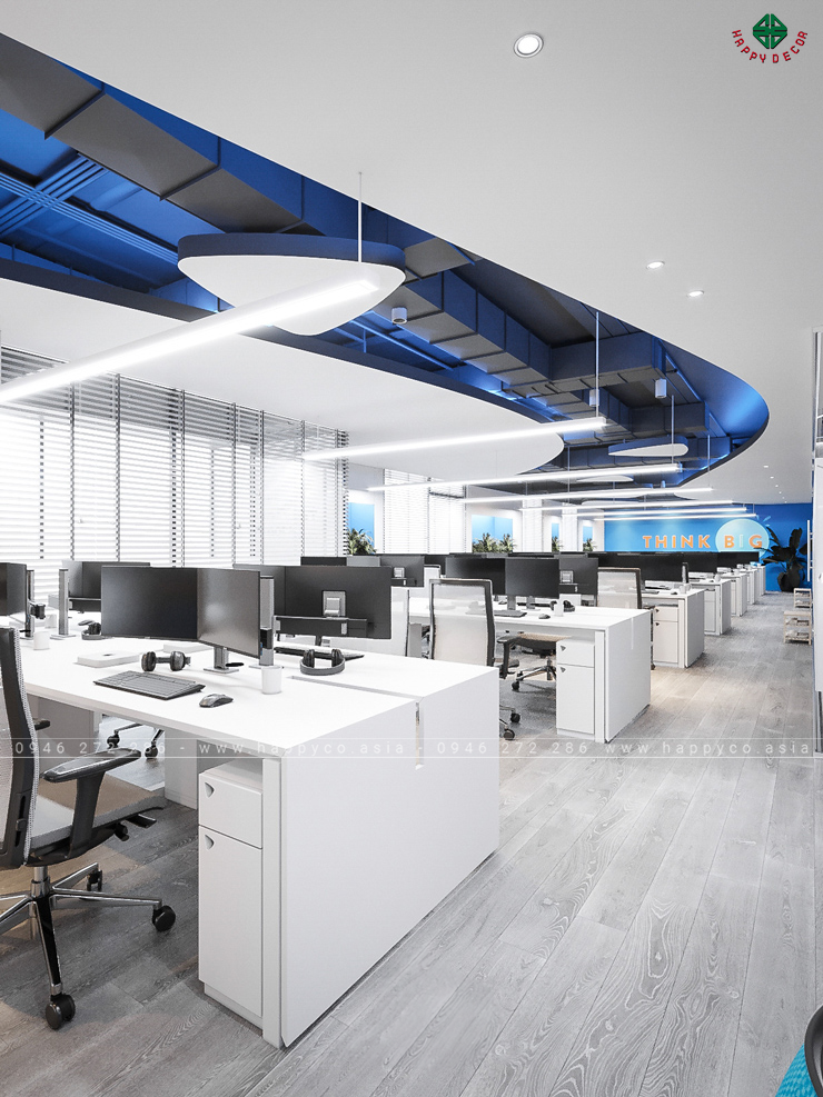 Nội thất văn phòng đẹp hiện đại 2024 - Mẫu 23
