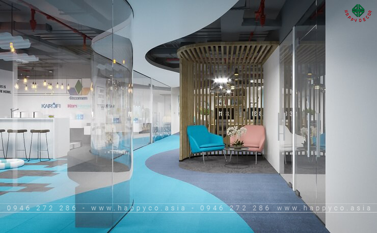 Nội thất văn phòng đẹp, hiện đại 2024 - Mẫu 03