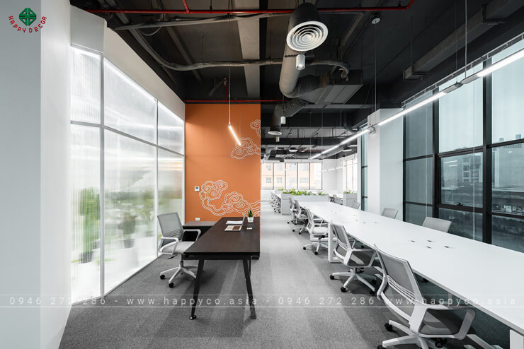 Nội thất văn phòng đẹp, hiện đại 2024 - Mẫu 04