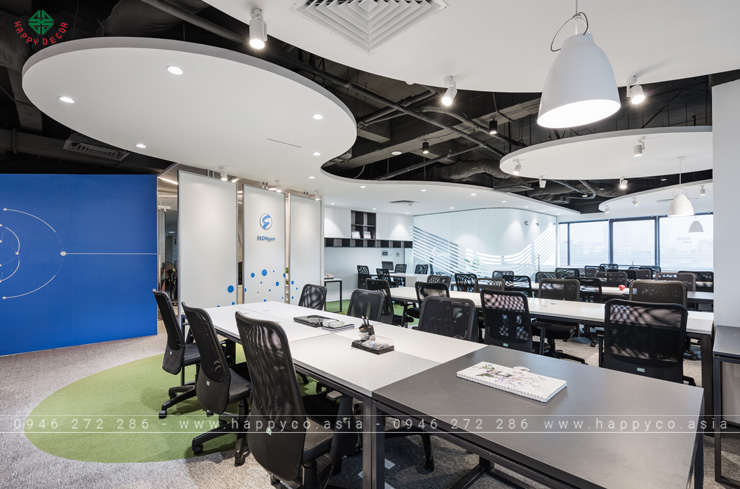 Nội thất văn phòng đẹp hiện đại 2024 - Mẫu 08
