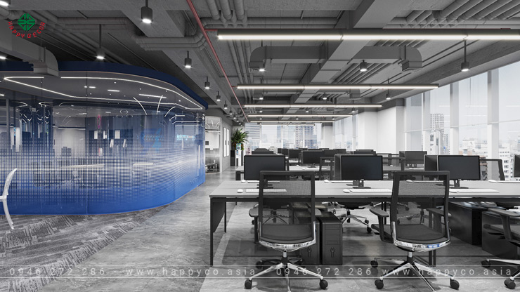 Nội thất văn phòng đẹp hiện đại 2024 - Mẫu 12