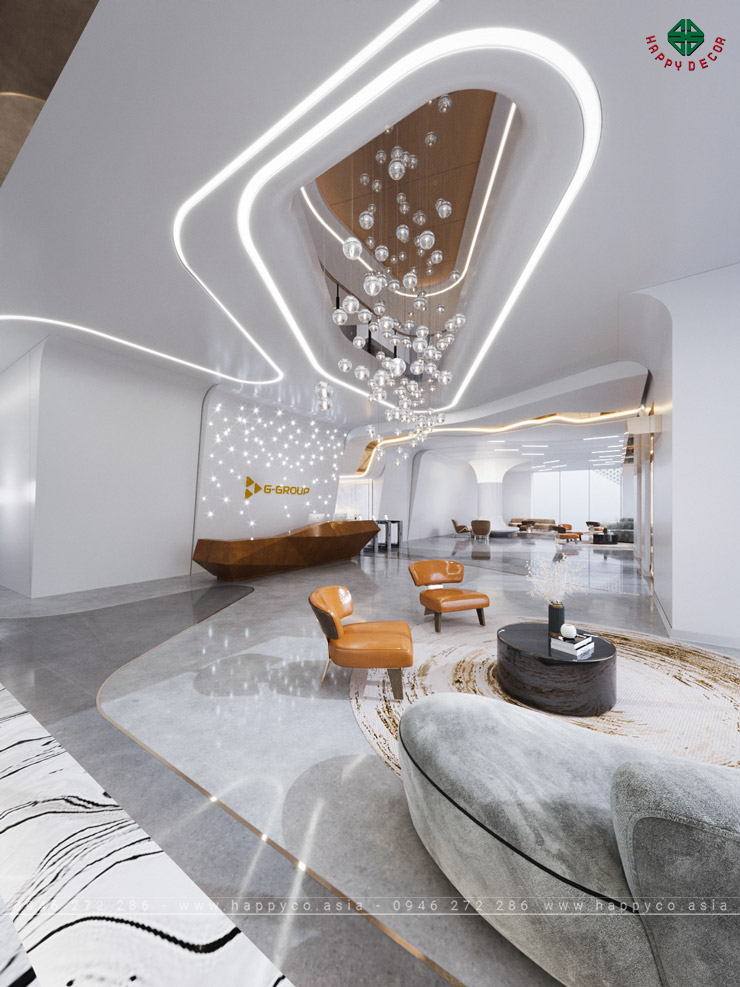 Nội thất văn phòng đẹp hiện đại 2024 - Mẫu 08