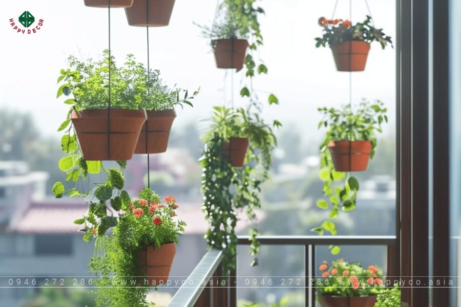Cây treo cho ban công và cửa sổ Cây treo cho ban công và cửa sổ
