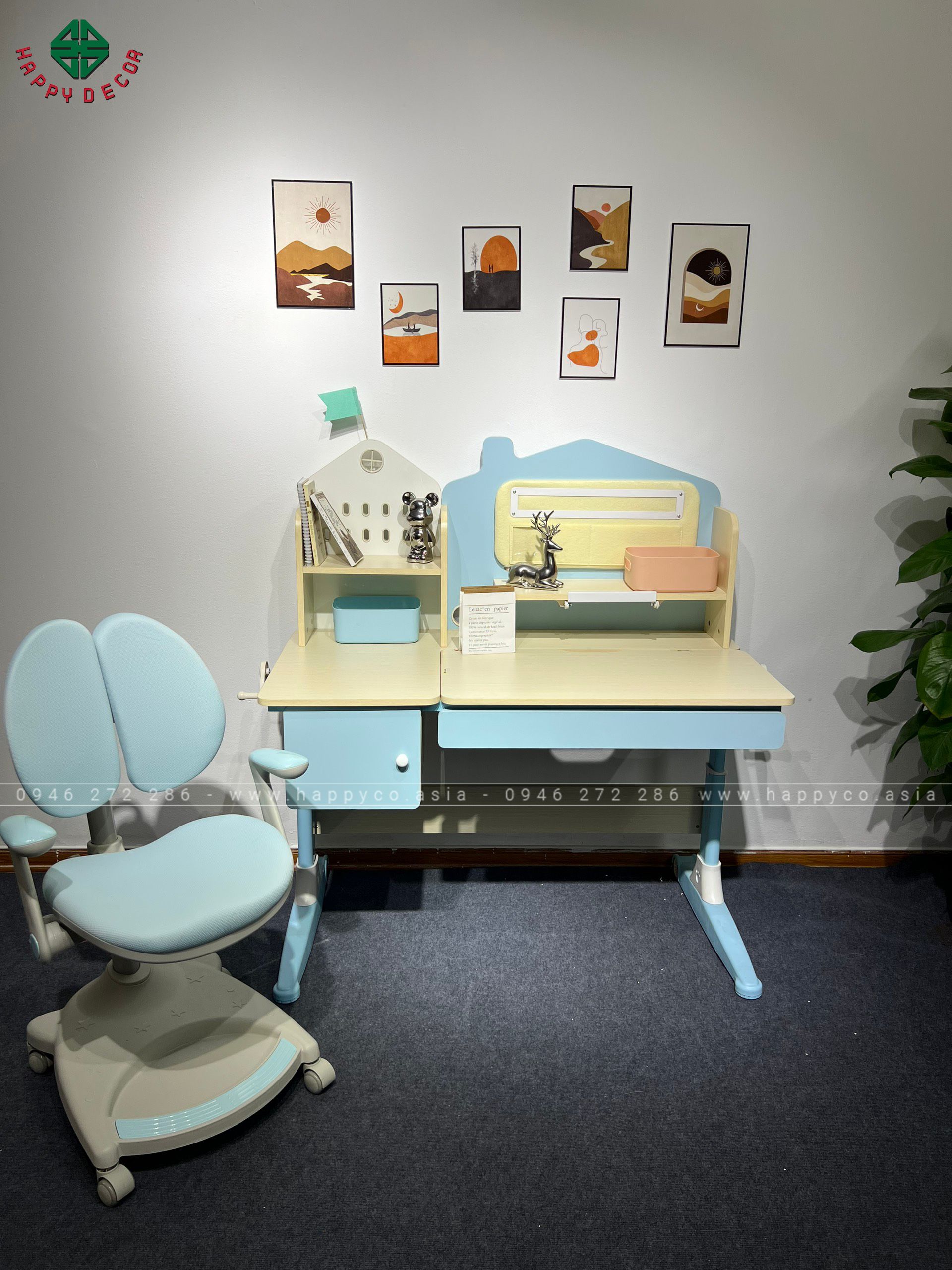 Bàn học chống gù hiện đại BCG06