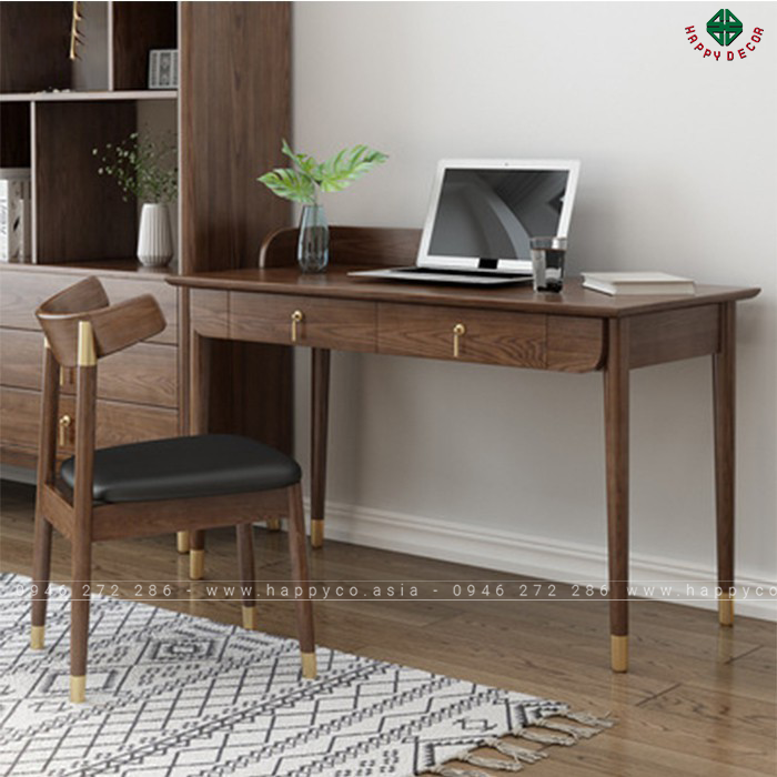 Bàn học gỗ óc chó là vật dụng vô cùng thiết yếu