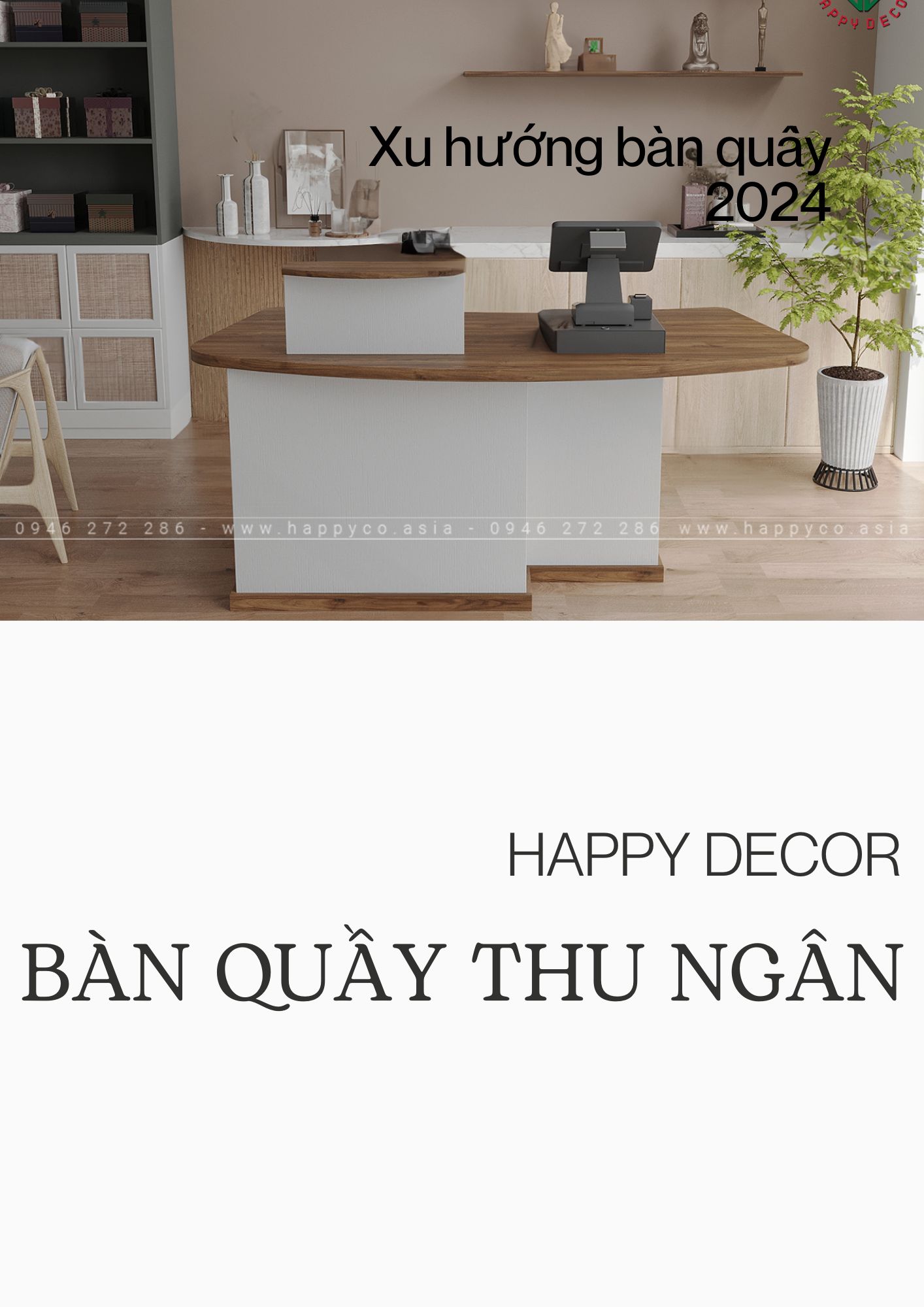 Bàn quầy thu ngân tại Biên Hòa