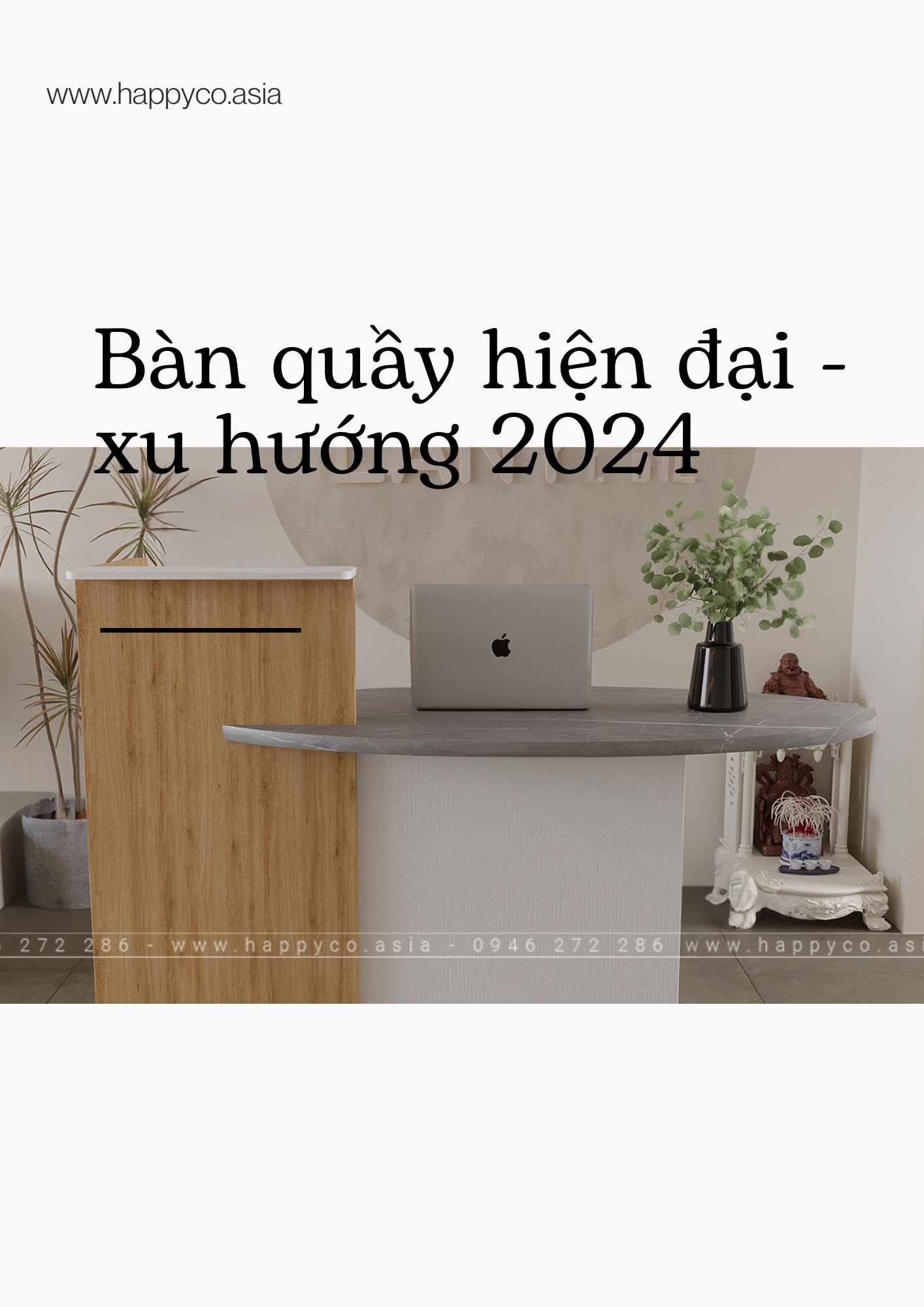 Bàn quầy bằng ván công nghiệp ngày càng được sử dụng rộng rãi và phổ biến