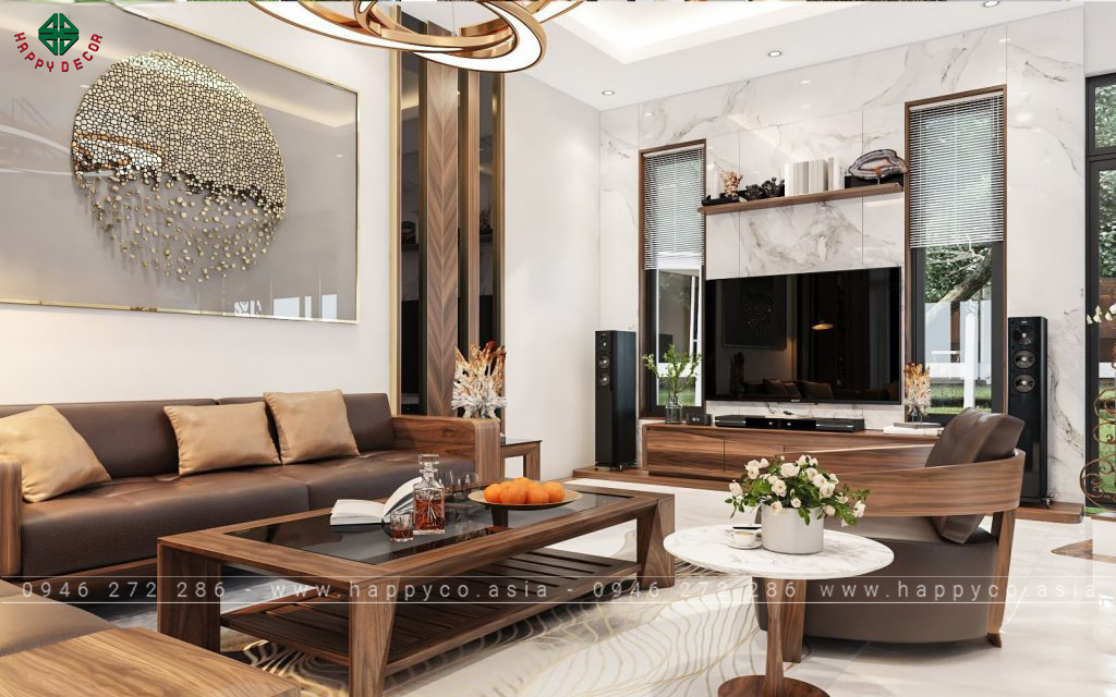 Mẫu bàn trà đẹp bằng gỗ óc chó là một trong những sản phẩm dẫn đầu xu hướng bàn trà hiện nay.