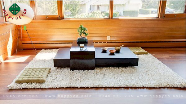 Bàn trà phẳng phong cách Nhật Bản - 4