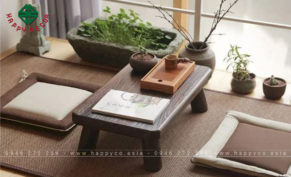 Mẫu bàn trà ngồi thấp kiểu Nhật – 5