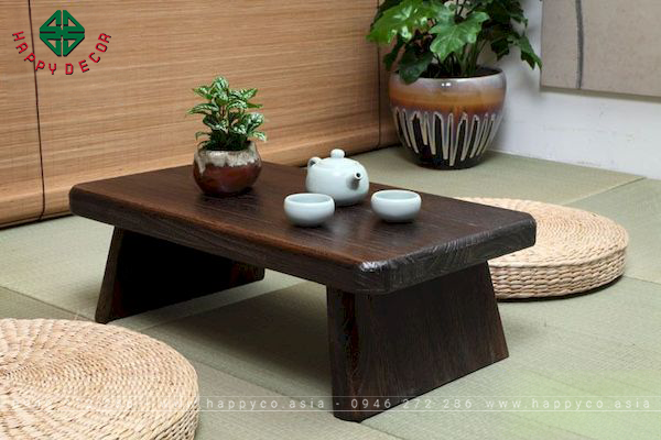 Bàn trà phẳng phong cách Nhật Bản - 8
