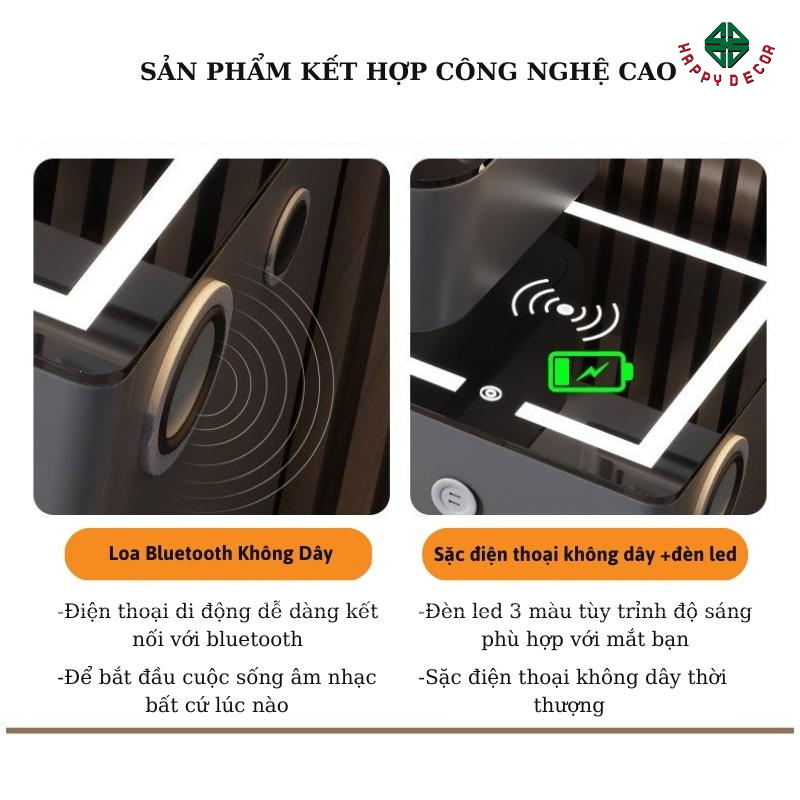 Mọi thứ bạn cần đều có thể cất giữ gọn gàng, ngay bên cạnh giường ngủ của bạn.