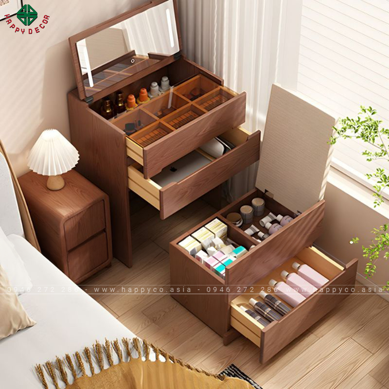 Bàn trang điểm gỗ MDF tiện lợi BP6850