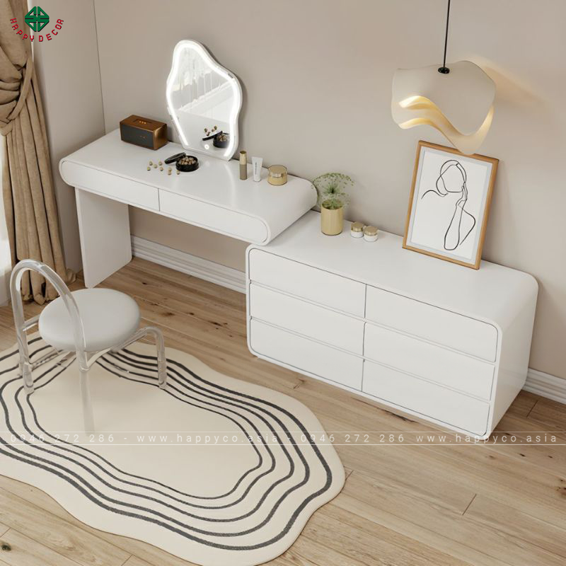 Bàn trang điểm gỗ MDF tiện lợi BP6847