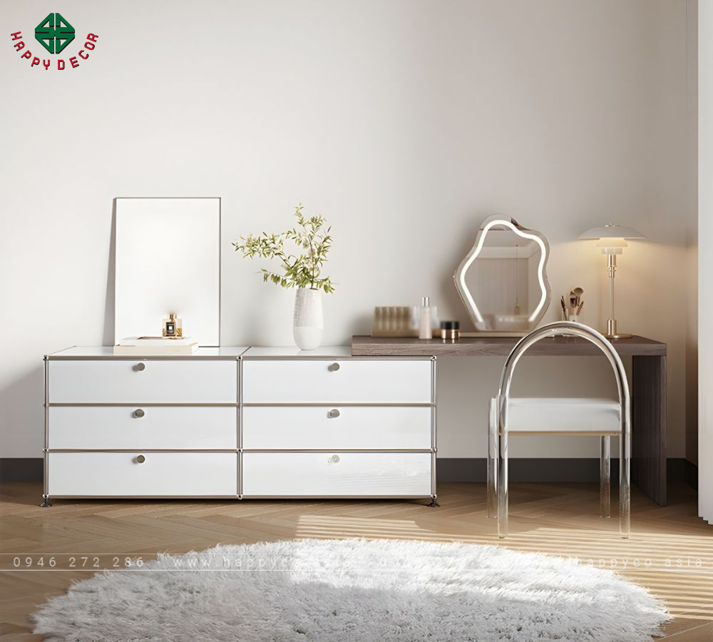 Bàn trang điểm gỗ công nghiệp hiện đại, độc đáo BP6851