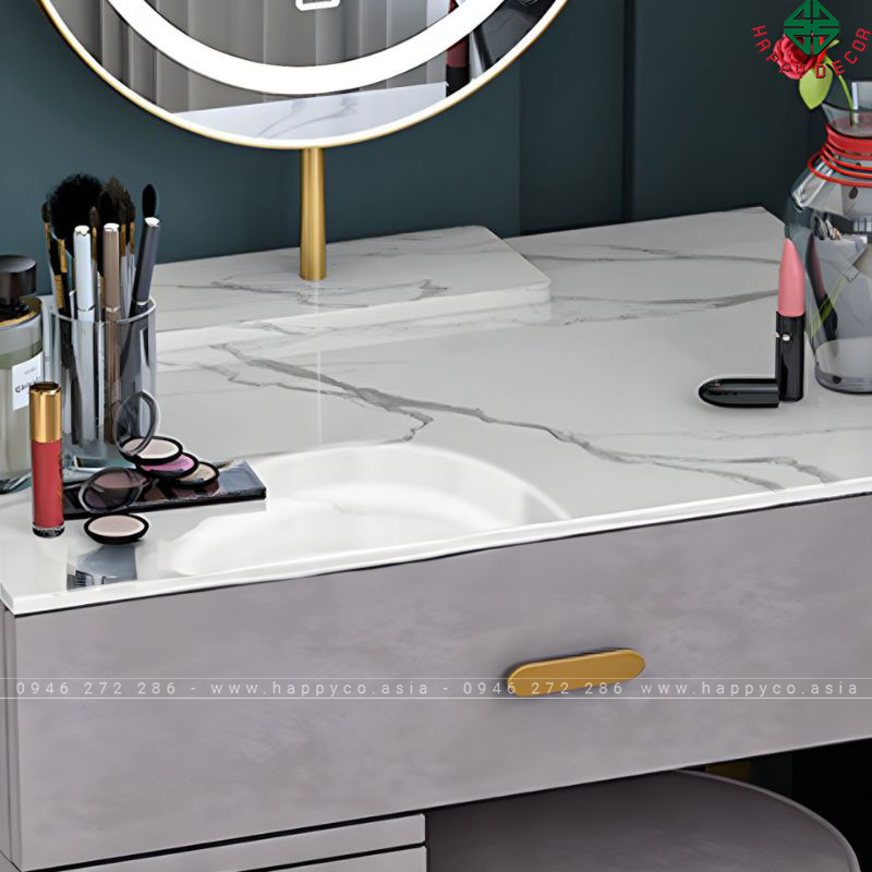 Bàn trang điểm gỗ công nghiệp hiện đại tinh tế BP6852