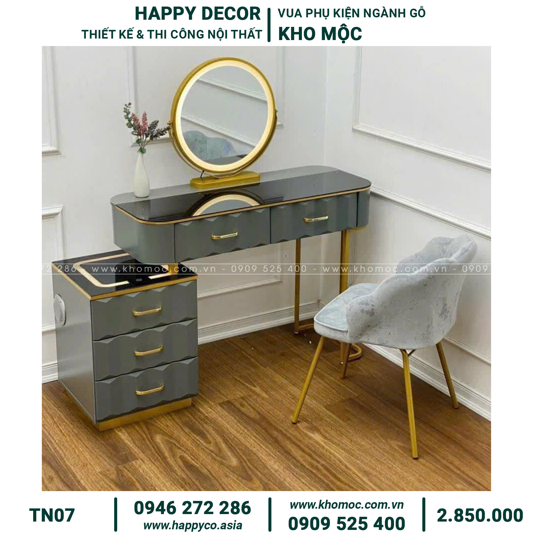 Bàn trang điểm hiện đại TN07