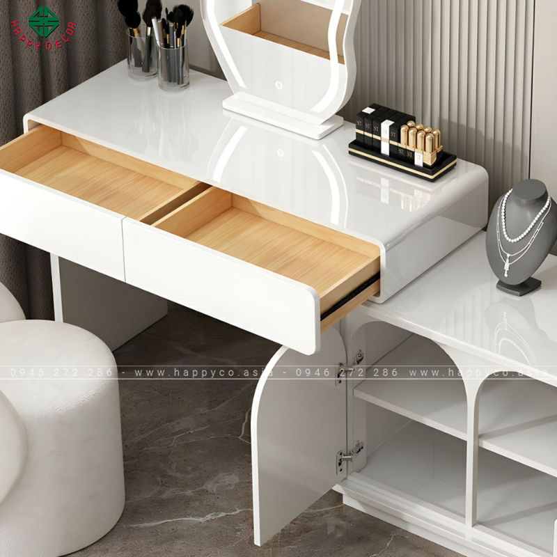 Bàn trang điểm gỗ công nghiệp có hộc kéo đa năng BP6858