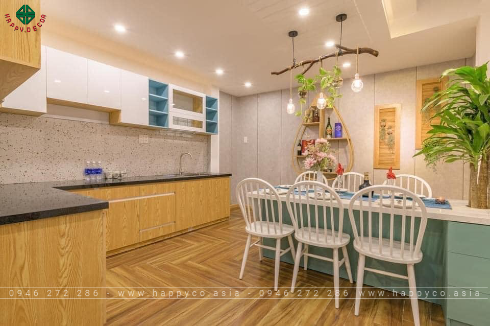 Sử dụng tủ bếp bằng PVC PIMA