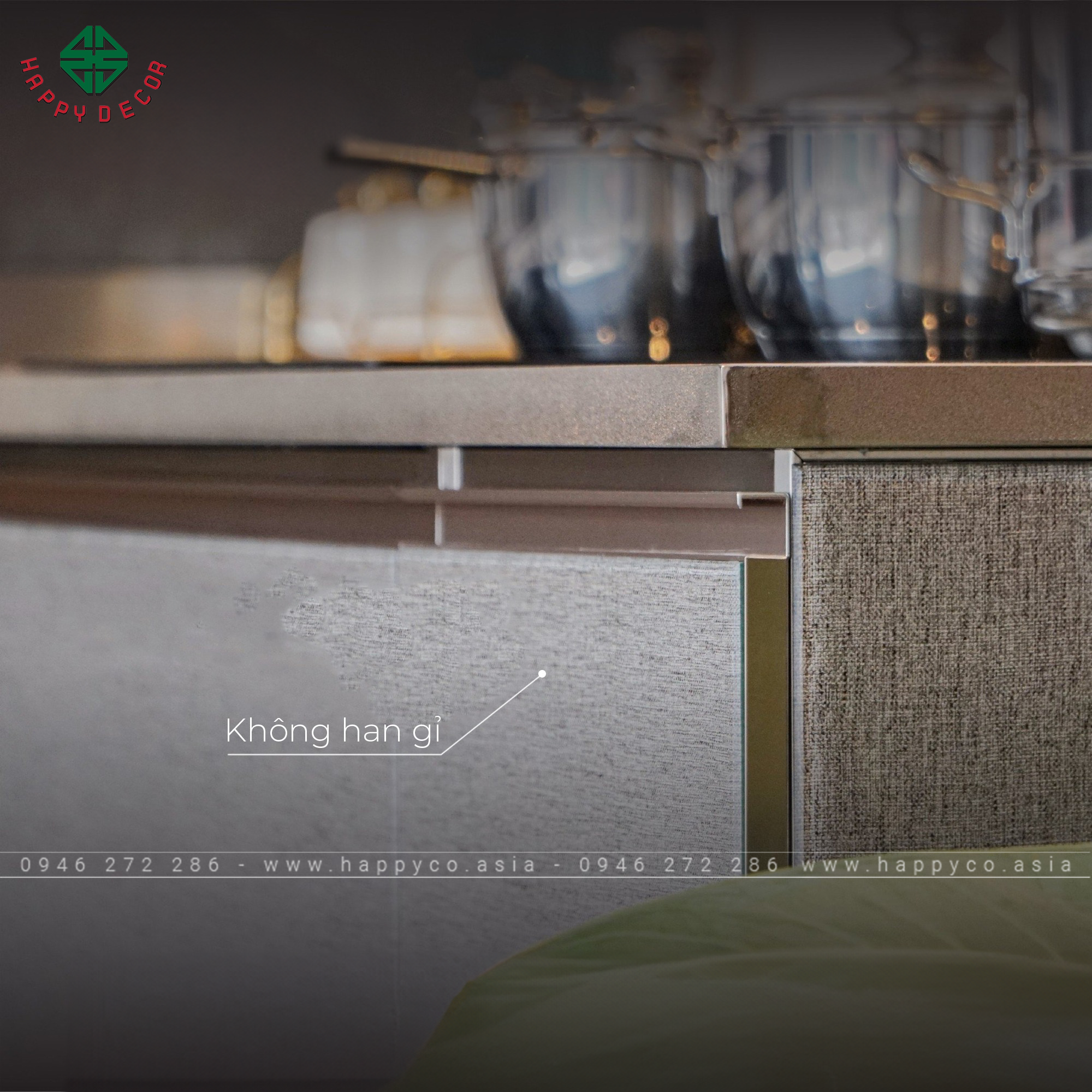 Tủ bếp thép không gỉ không chỉ giúp tôn lên vẻ đẹp thẩm mỹ của không gian bếp mà còn mang lại giá trị sử dụng lâu dài và hiệu quả