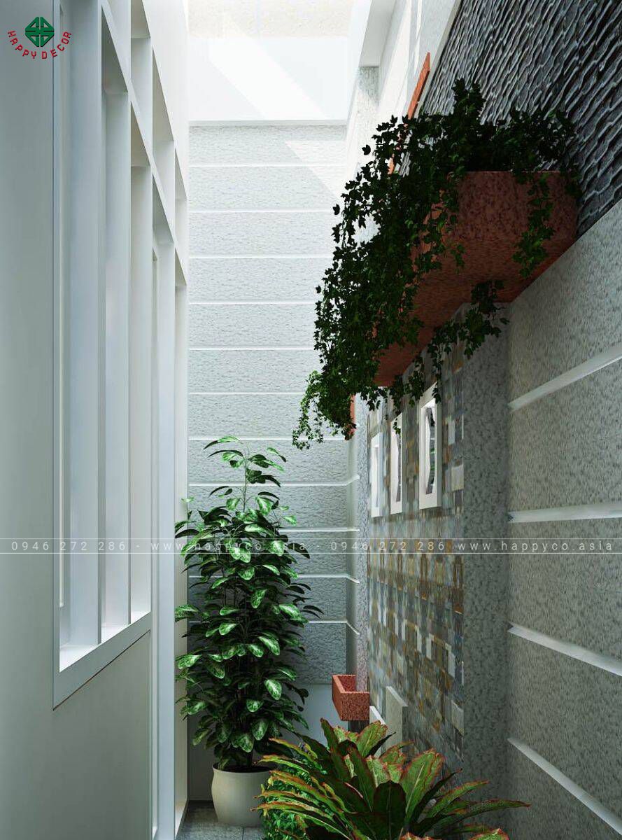 Không cần tốn quá nhiều diện tích để mở một khe thoáng trong nhà